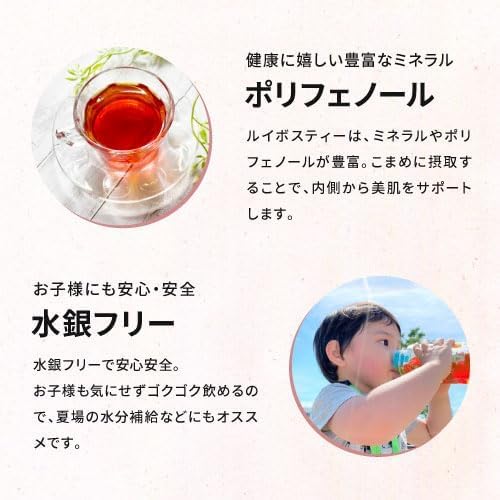 Drip Coffee Factory Rooibos Tea Bags – Caffeine-Free Cold Brew, 30 Packs