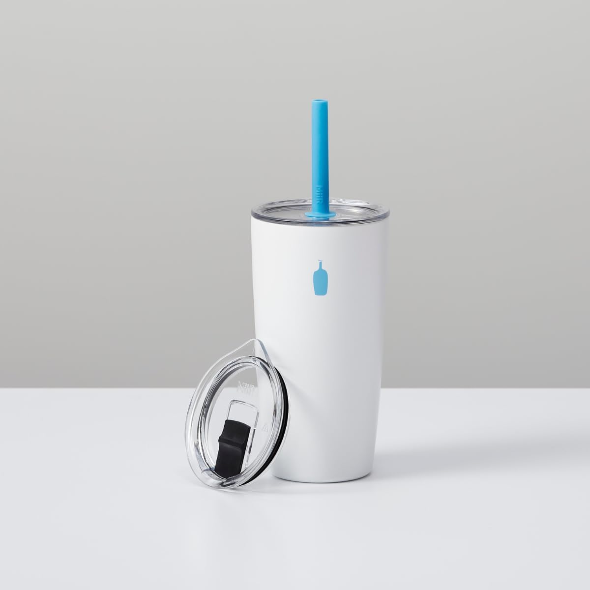 Blue Bottle Coffee Commuter Cup with Straw – 16 oz Travel Tumbler