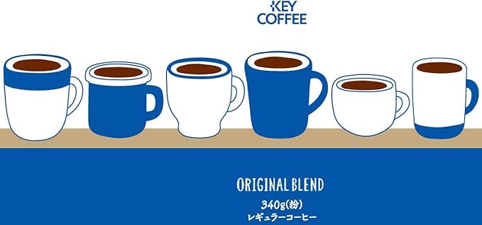 Key Coffee Powder Original Blend Regular (Powder) | Made In Japan