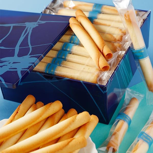 Yoku Moku Cigar Shaped Biscuits | Individually Wrapped 30 Sticks | Made in Japan | Japanese Sweets