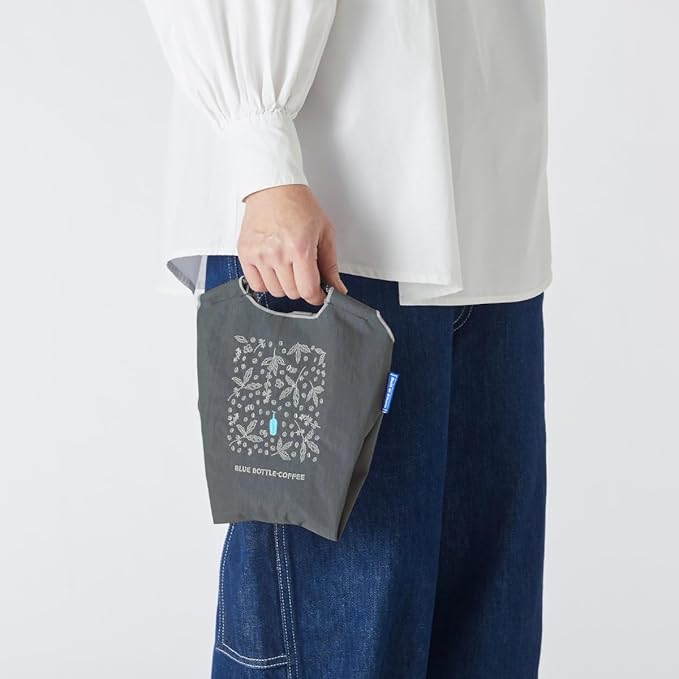 Blue Bottle Coffee Embroidery Eco Bag Mini – Coffee Leaves Design