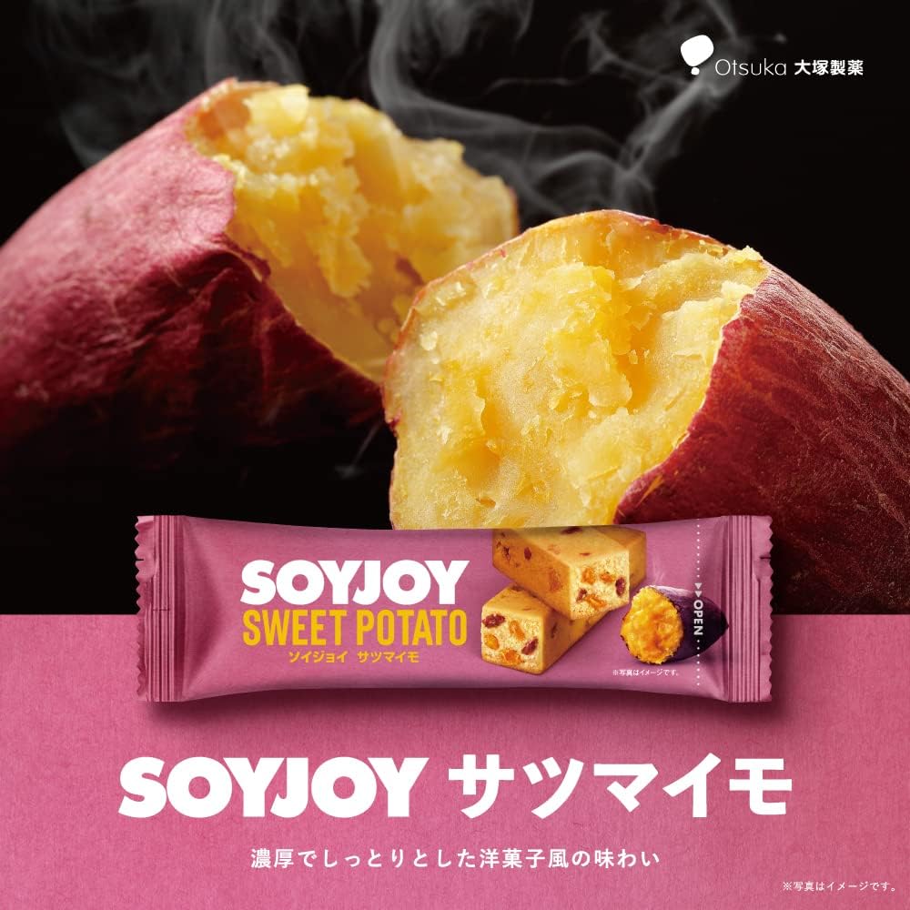 SOYJOY Sweet Potato Bar 30g | Pack of 3 | Made in Japan | Japanese Snack Bar