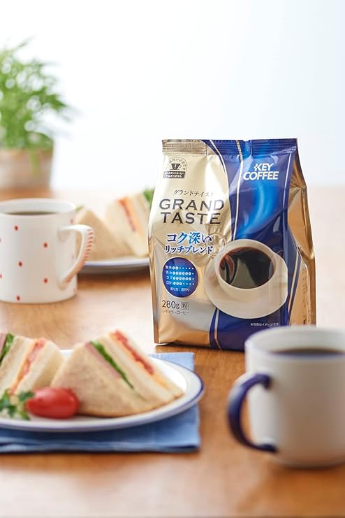 Key Coffee Grand Taste, Rich Rich Blend, 9.9 oz (280 g) | Made In Japan