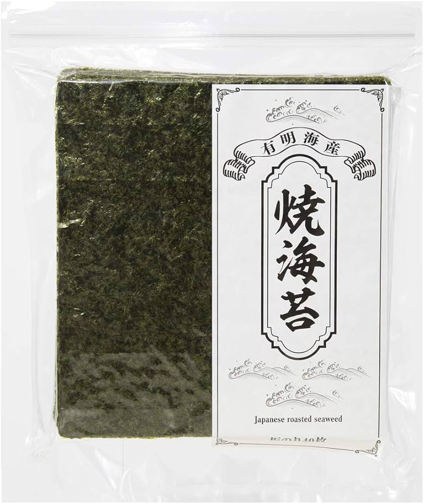Iris Plaza Grilled Nori from Ariake Seaweed (Best Picked Premium All Types, 30 Sheets), With Chuck, Hand-rolled Sushi, Kimpa, Nori Roll, Made in Japan, Grilled Seaweed, Nori