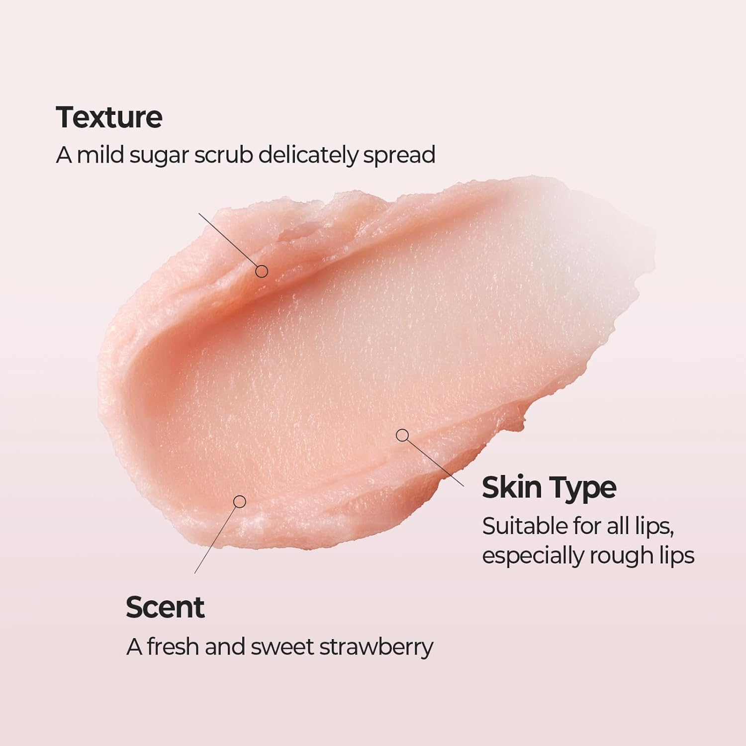 SKINFOOD Strawberry Sugar Food Mask Lip Scrub – Exfoliating & Moisturizing Lip Care (21ml)