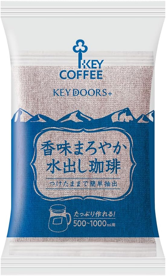 Key Coffee Mellow Flavored Cold Brew Coffee 4 Drip Bag