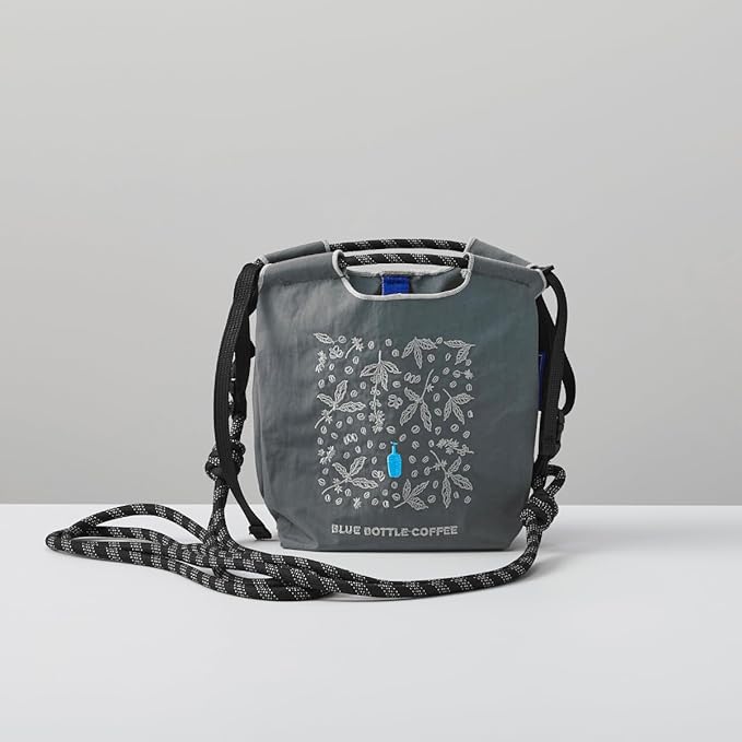 Blue Bottle Coffee Embroidery Eco Bag Mini – Coffee Leaves Design