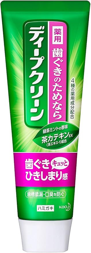 Deep Clean Medicated Toothpaste, Prevents Pyorrhea and Bad Breath Prevention, 5.6 oz (160 g)