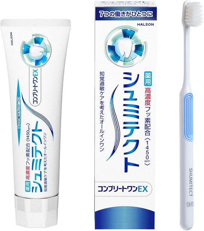 Shumitect Complete One EX (Quasi-Drug) Toothpaste, Hypersensitivity Care, Highly Concentrated Fluorine Formulated