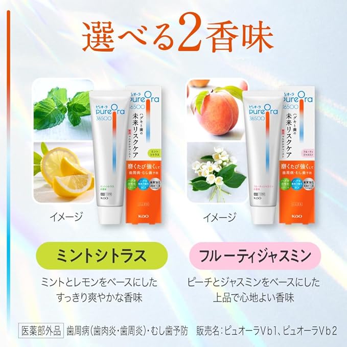 PUORA PureOra 36500 Medicated Multi-Care Paste Toothpaste, Mint Citrus, 3.0 oz (85 g) Toothpaste