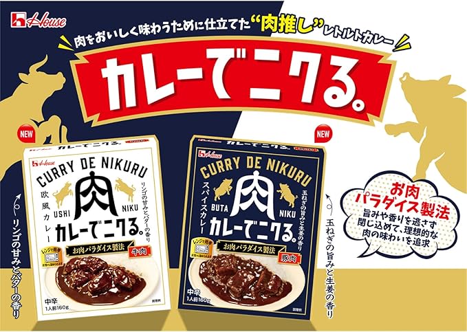 House Foods Curry Beef 5.6 oz (160 g) | Pack Of 2 | Made In Japan
