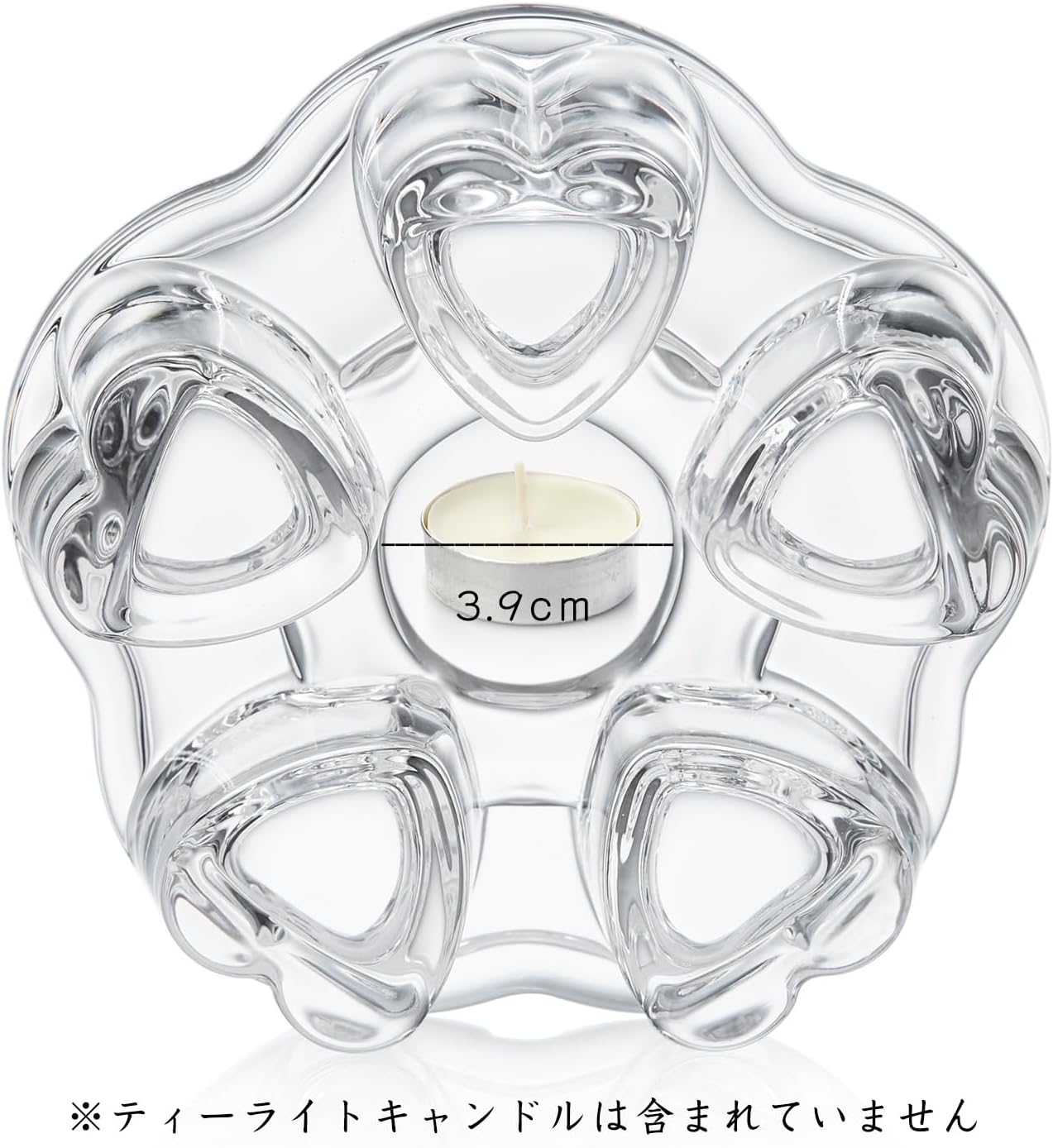 Pocarati Star Clear Glass Teapot Warmer – Heat-Resistant Candle Tea Warmer