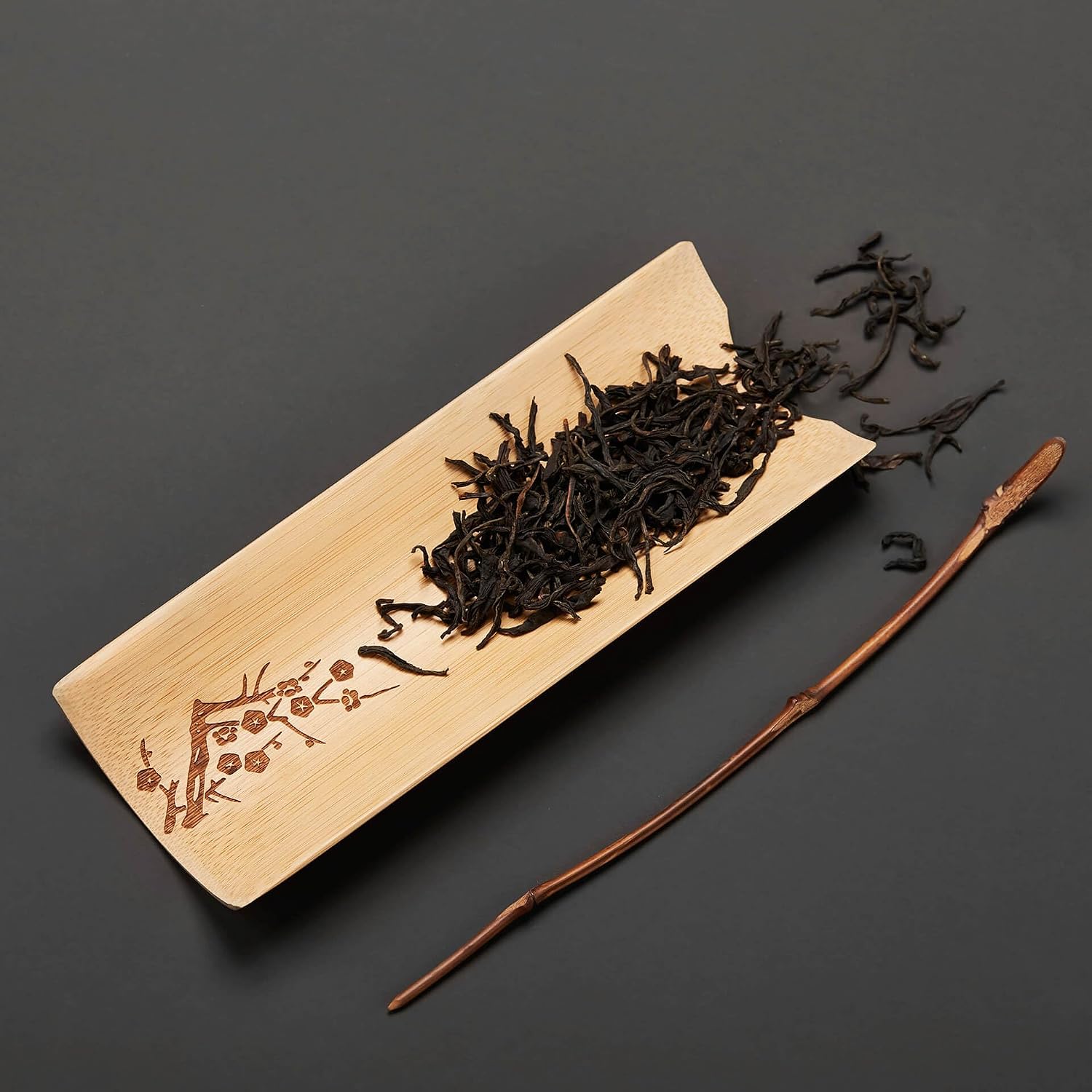 POCAROTE Bamboo Tea Spoon – Traditional Chinese Kung Fu Tea Utensil