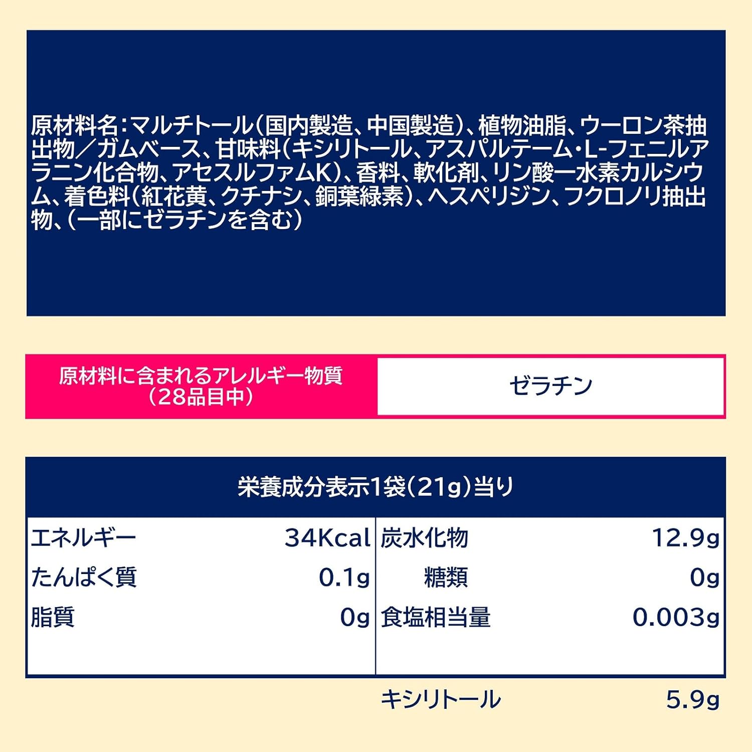 Lotte Xylitol Sports Gum (Mint) 0.7 oz (21 g) | Pack of 2 | Made in Japan
