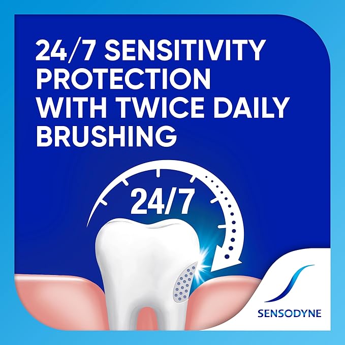 Sensodyne Toothpaste for Sensitive Teeth and Cavity Prevention Extra Whitening