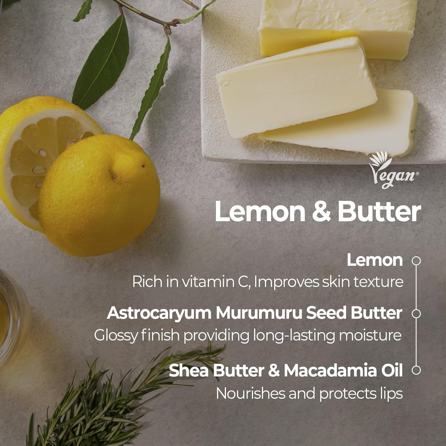 SKINFOOD Lemon Dill Butter Food Mask Lip Balm – Moisturizing Lip Care Treatment (21ml)