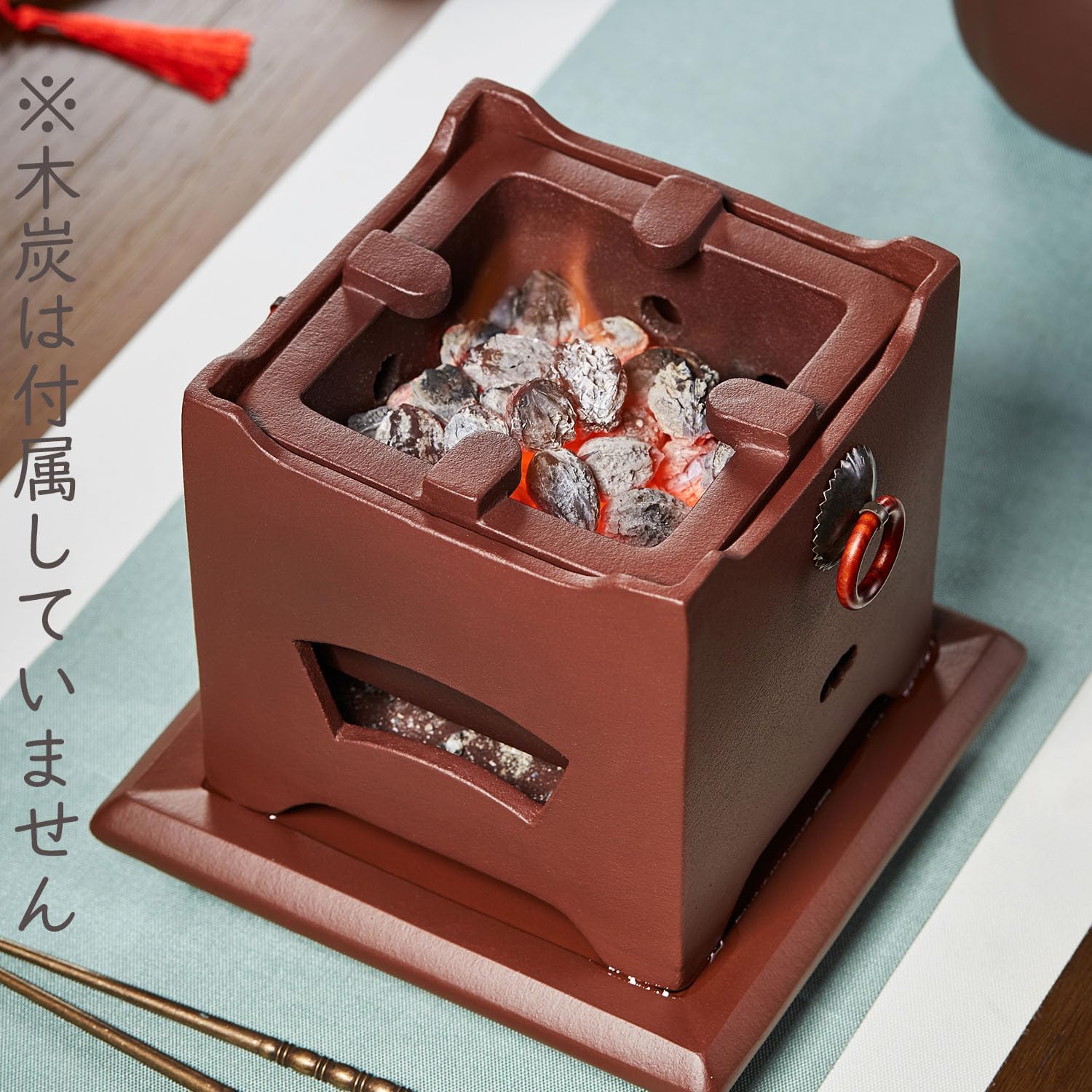 Pocaloti Purple Clay Tea Furnace – Traditional Charcoal Tea Brewing Stove