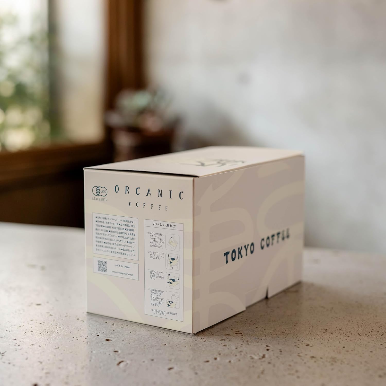 TOKYO COFFEE Original Organic Drip Coffee – JAS Certified Drip Pack (20 Bags)