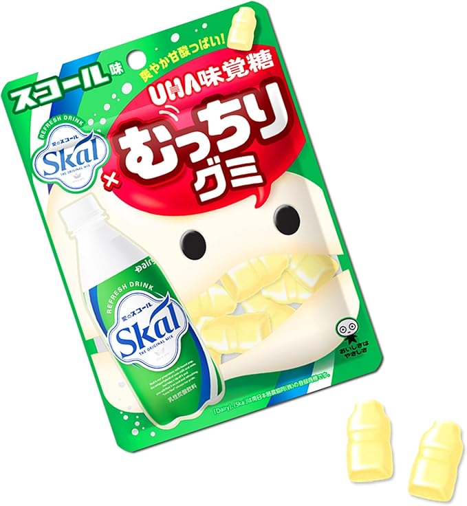 UHA Mikakuto Plump Gummy Squall, 2.2 oz (64 g) x 10 Bags