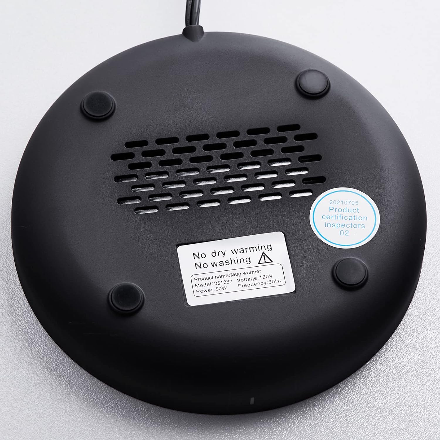 Electric Cup Warmer – Heat-Retaining Beverage Coaster for Coffee & Tea