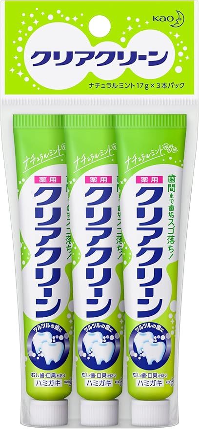 Clear Clean Natural Mint Mini 17g x 3
