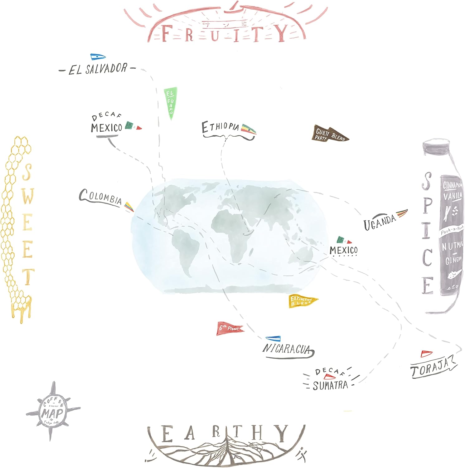 Organic Single Origin Decaf Coffee Beans from Mexico – Medium Shallow Roast (200 g)