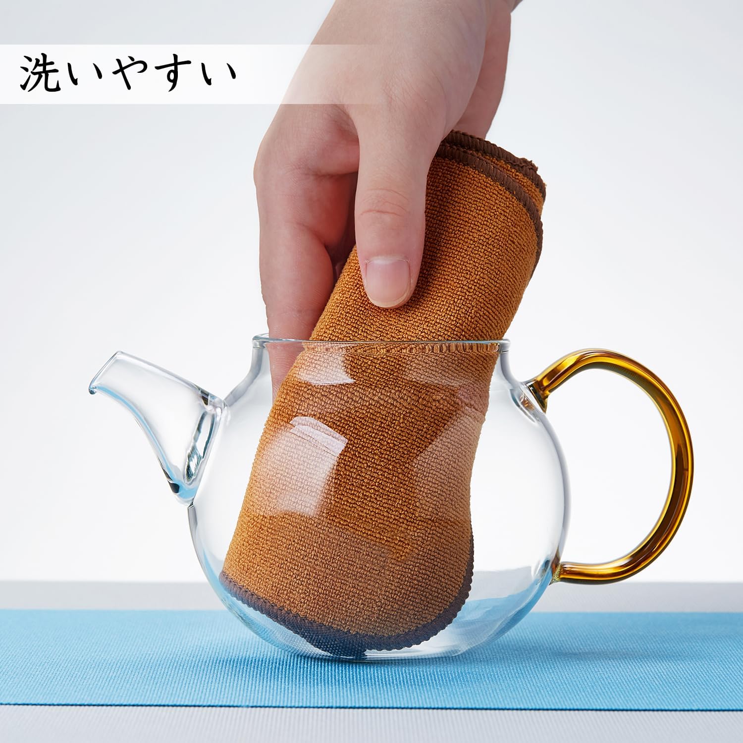 Pokaro Heat-Resistant Glass Teapot 500ml – Direct Fire Safe with Stainless Steel Infuser