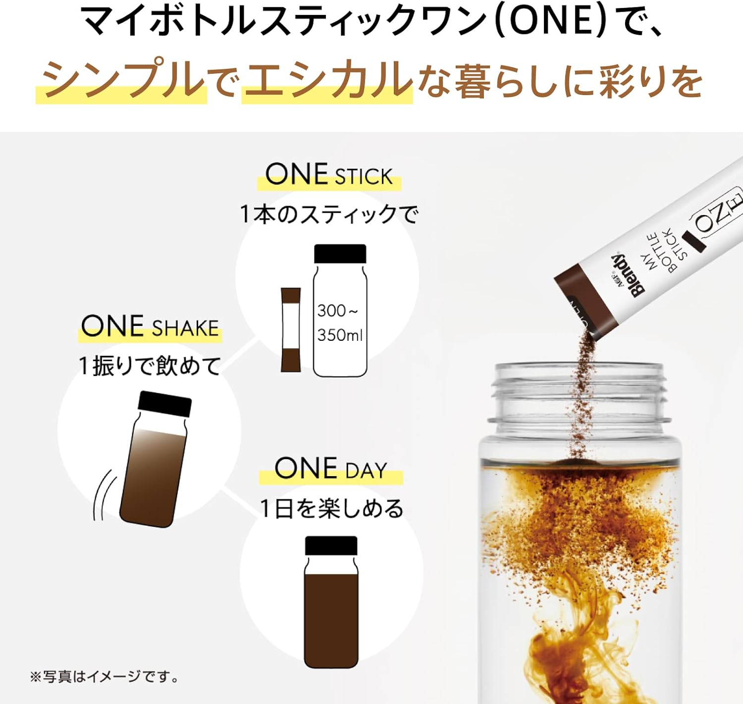 AGF Blendy My Bottle Black Coffee 18 Sticks – Japanese Coffee