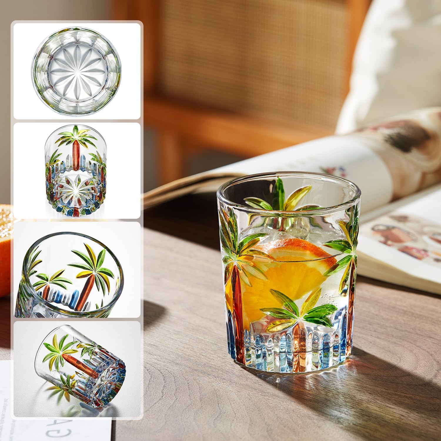 Pokaloti Rock Glass – 300ml Crystal Whiskey & Sake Tumbler