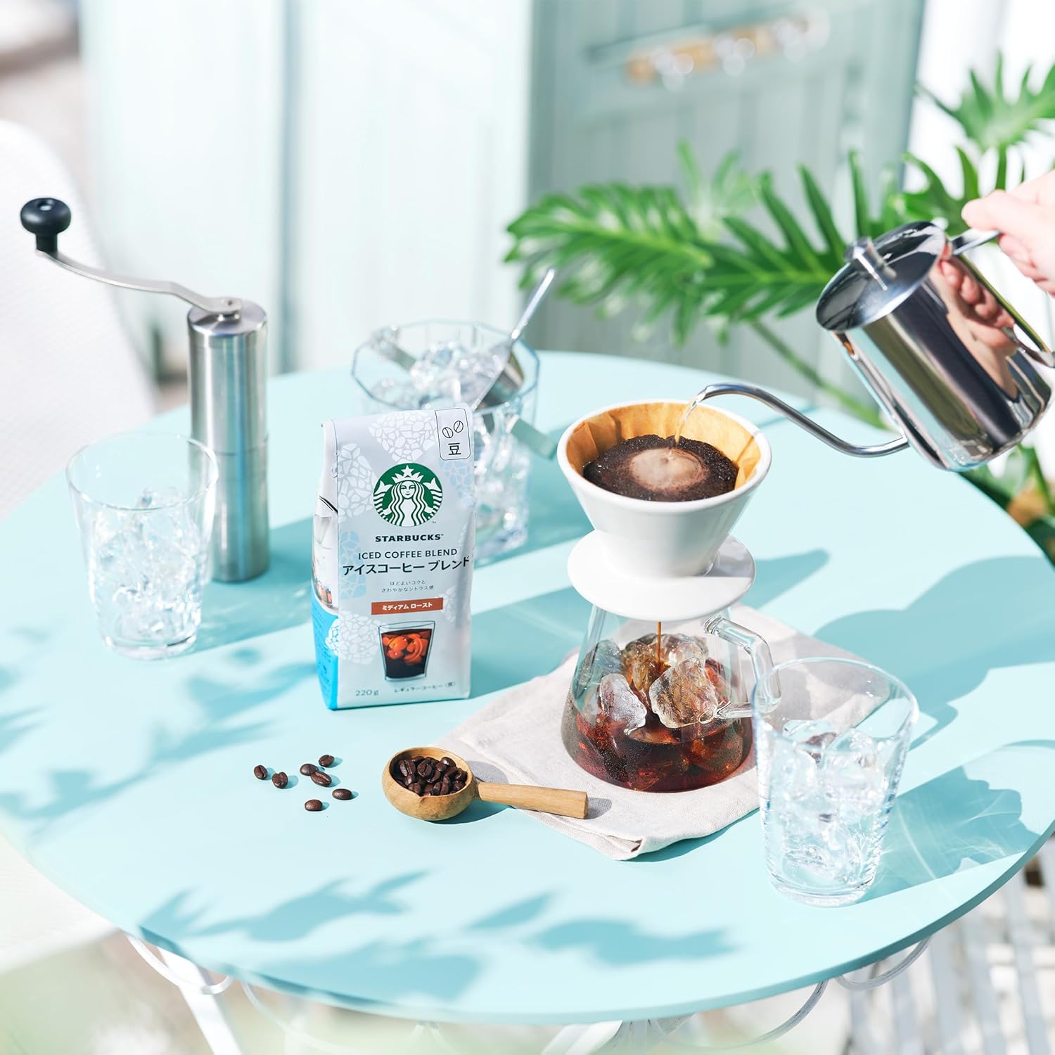 Starbucks Regular Coffee Iced Coffee Blend 220g | Whole Beans | Made in Japan