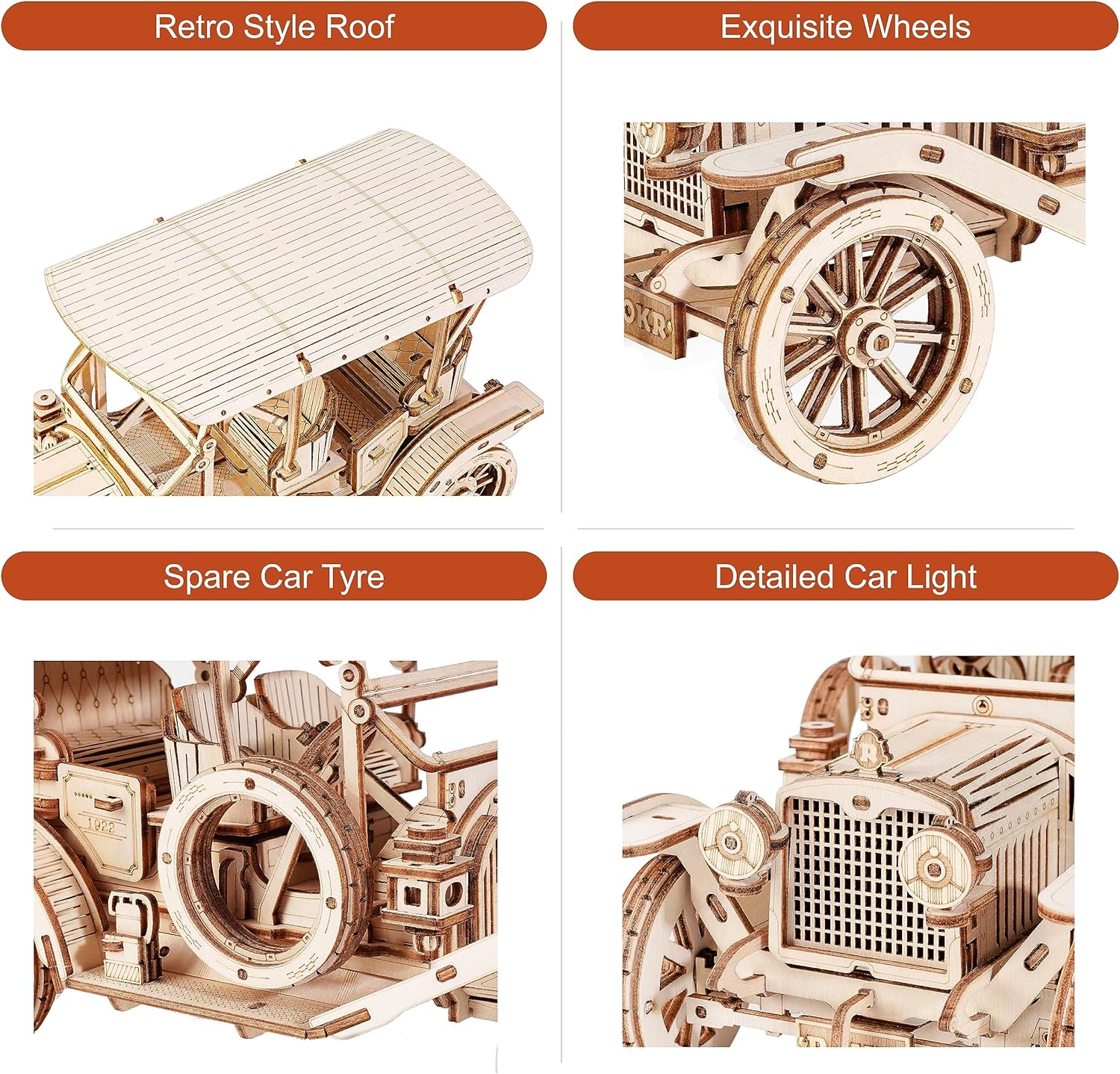 ROBOTIME DG179 Tree House DIY Miniature Dollhouse Kit – Handmade Mini Model with Figurines & Accessories for Kids and Adults