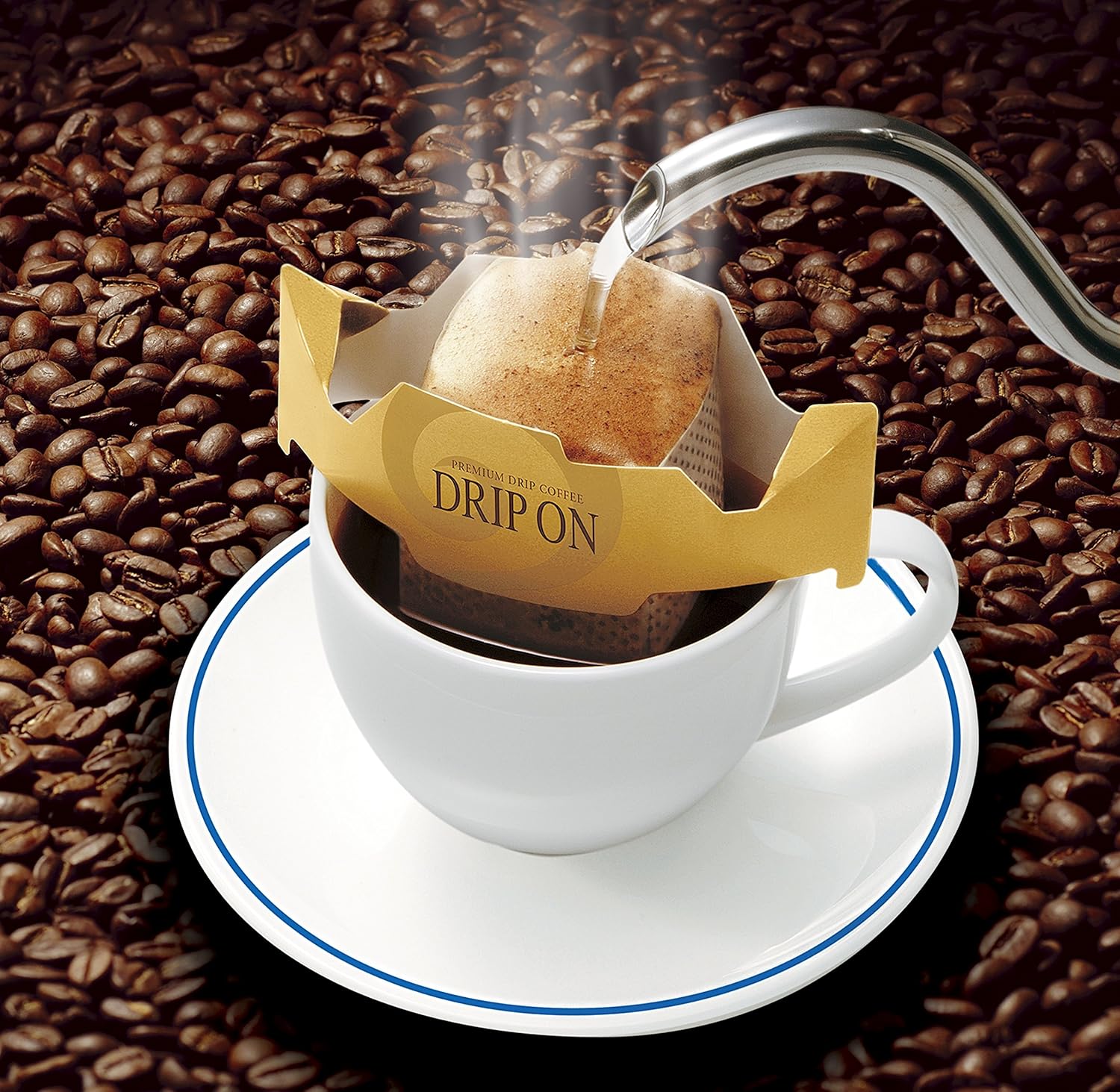 Key Coffee Drip On Variety Pack (0.3 oz (8 g) x 12 P) | Pack Of 2 | Made In Japan