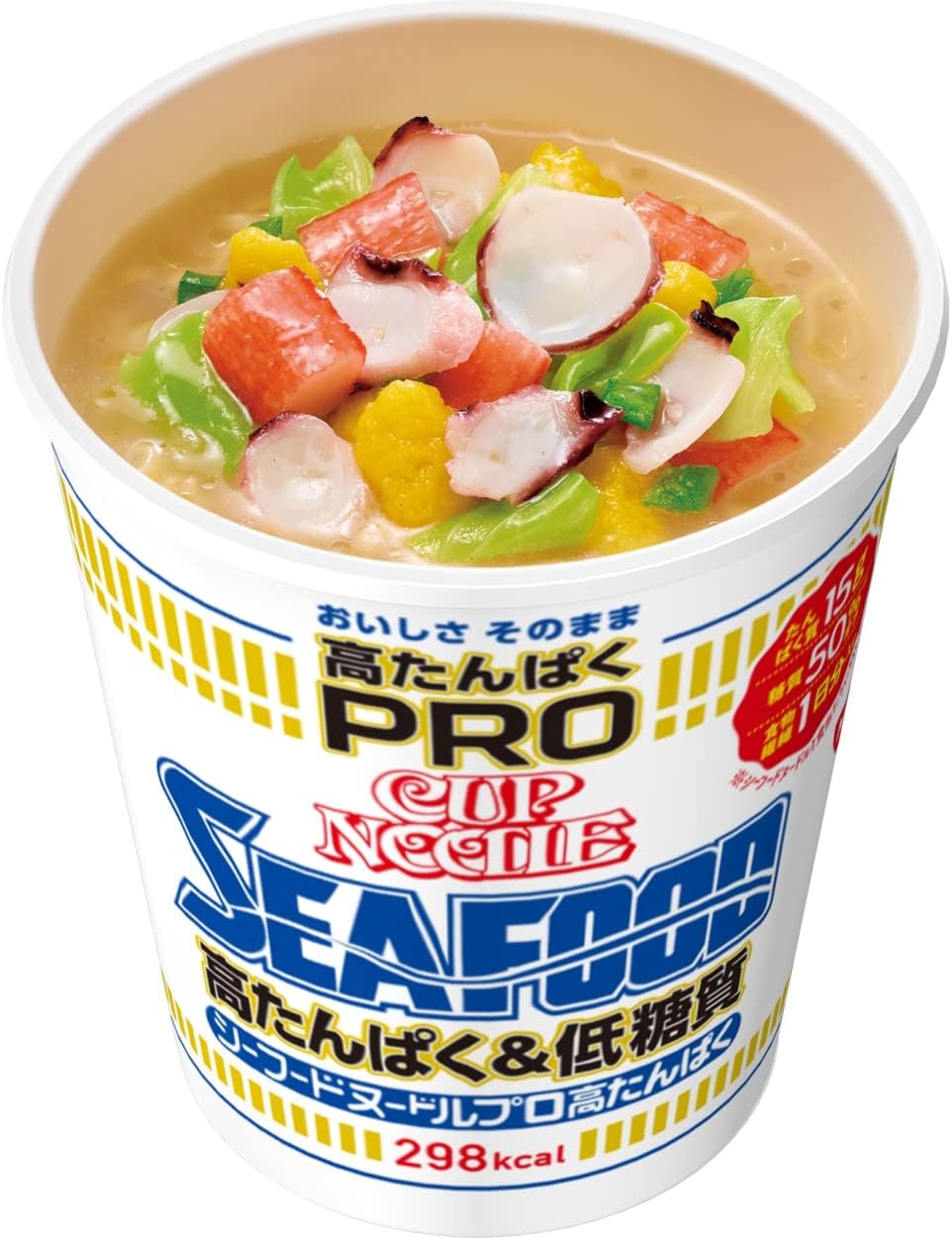 Nissin Foods Cup Noodles PRO High Protein & Low Carbohydrate Seafood Noodles