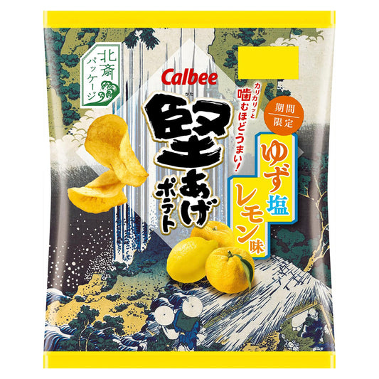 Calbee Hard Aged Potato Yuzu Salt Lemon Flavor