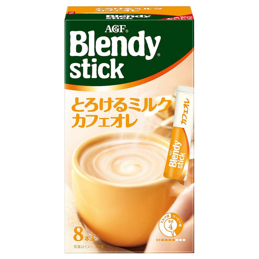 AGF Blendy Stick Melting Milk Cafe au Lait | Made in Japan | Instant Coffee