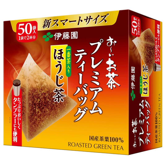 Itoen Oi Ocha Premium Tea Bag Hojicha with Ichibancha | Japanese Green Tea