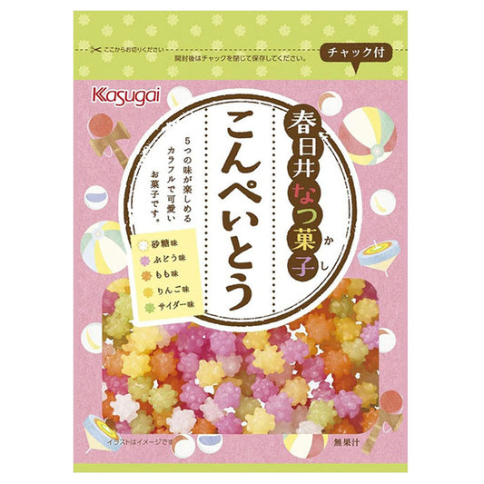 Kasugai Seika F Konpeito 85g (Flavors: Sugar, Grape, Peach, Apple, Cider)