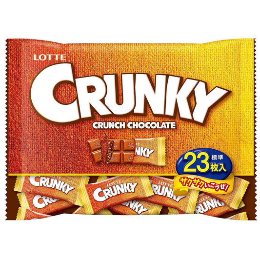 Lotte Crunky Bag (individually wrapped) 81g (23 pieces)
