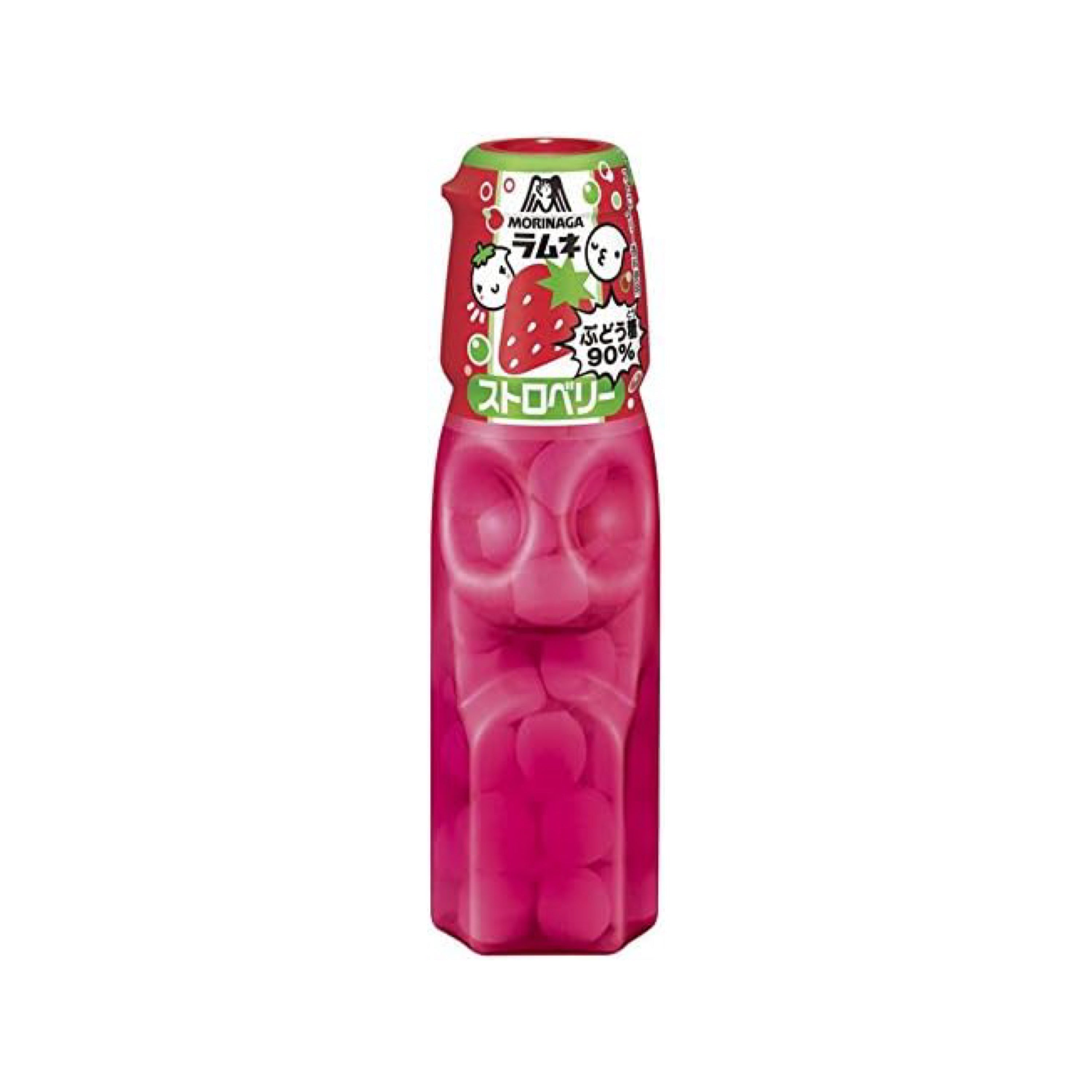 Morinaga & Co. Ramune Strawberry 27g | Pack of 5 | Made in Japan