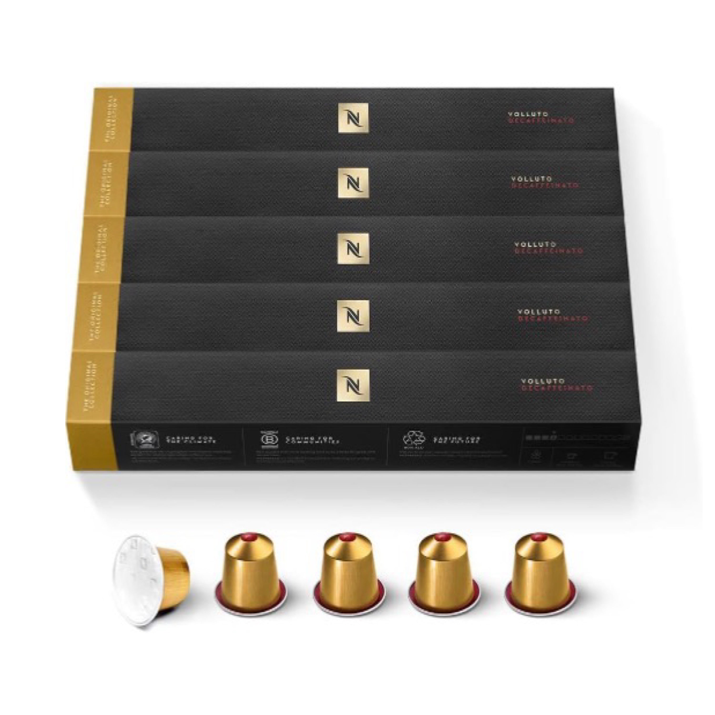 Nespresso Volute Decaf 5-bottle set (50 Pods) Original capsule