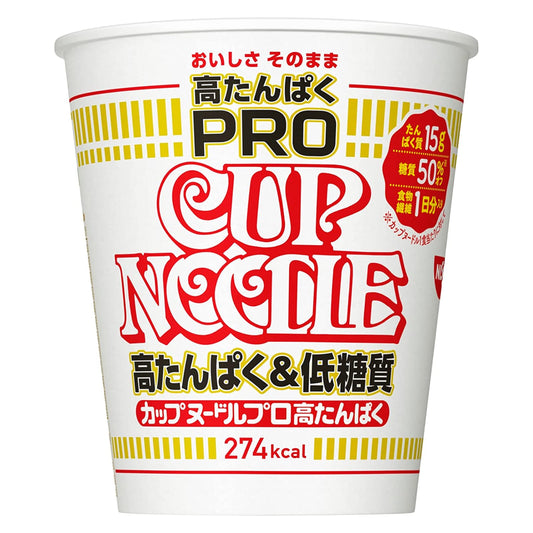 Nissin Foods Cup Noodle PRO High Protein & Low Sugar Content