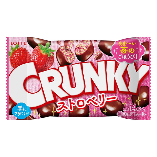 Lotte Crunky Pop Joy (Strawberry) 32g