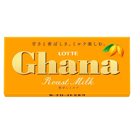 Lotte Ghana Roast Milk Chocolate 50g