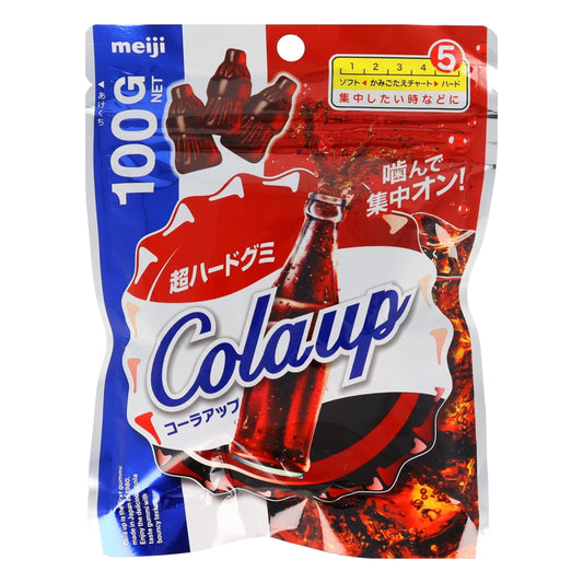 Meiji Cola Up Hard Gummy 100g | Pack of 2 | Made in Japan