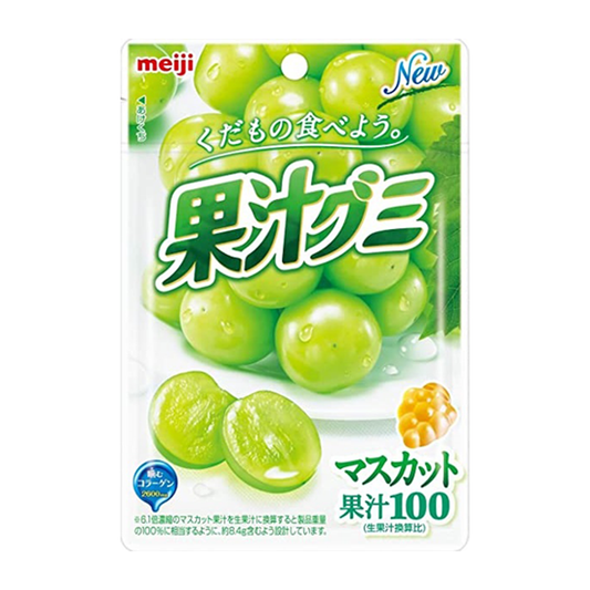 Meiji Fruit Juice Gummy Muscat 54g