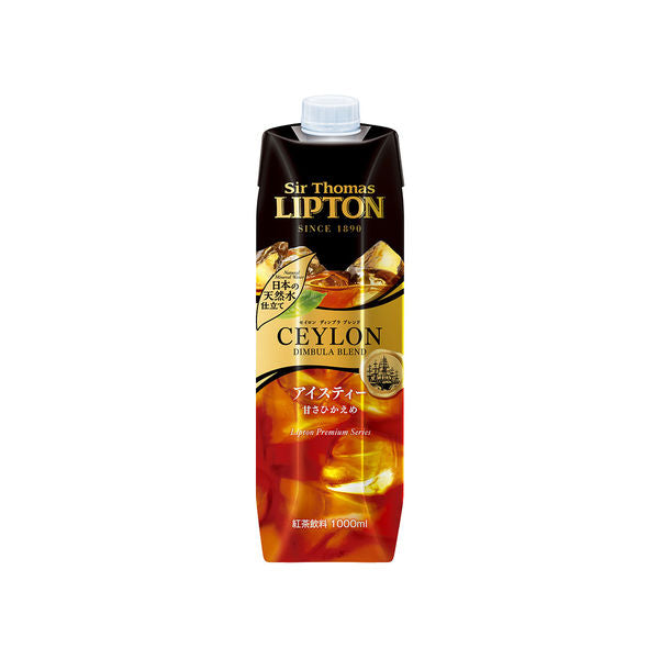 Key Coffee, Sir Thomas Lipton Iced Tea, Tetra Prism, 3.3 fl oz (1 L) | Made In Japan