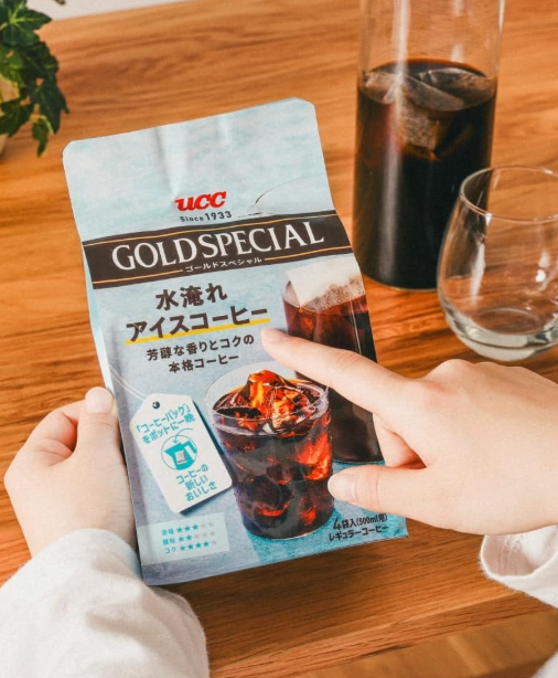 UCC Gold Special Coffee Bag Cold Brewed Iced Coffee – 4 Bags x 3 Pieces, My Bottle