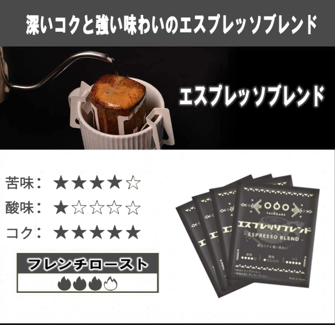 TASOGARE Drip Coffee Variety Bag, 4 Scents Assortment, 20 Packs