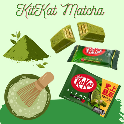 Nestlé KitKat Mini Chocolates Sweet Matcha | 10 Mini Kitkats Inside | Made in Japan