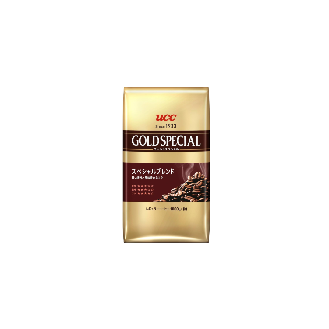 UCC Gold Special Blend Coffee Powder, 33.5 oz (1000 g) – Rich & Smooth Japanese Coffee